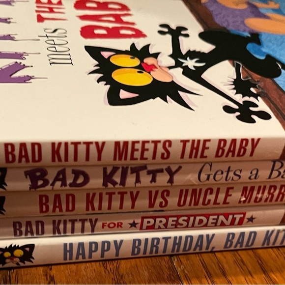 Nick Bruel Bad Kitty Books (5) - Picture 9 of 10